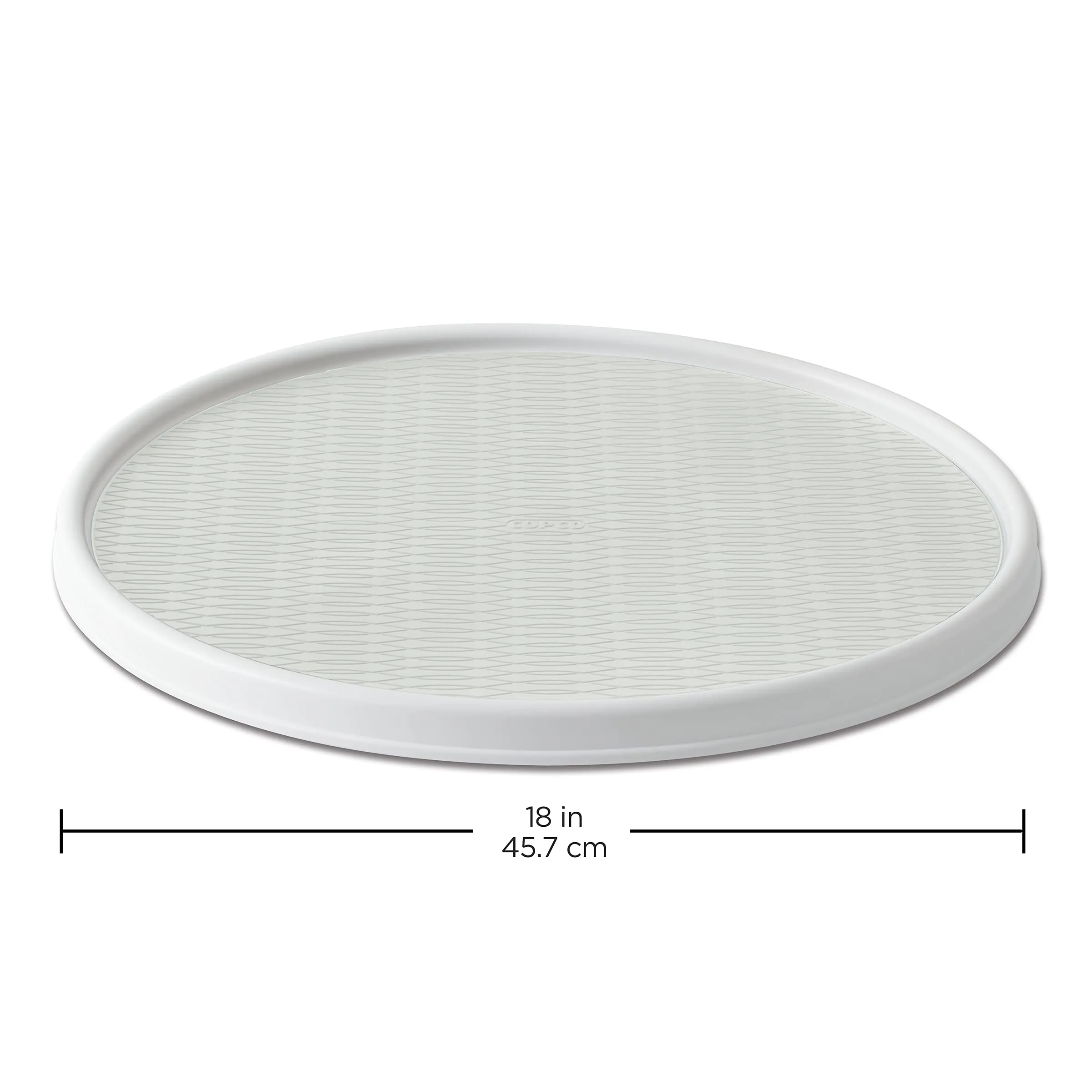 Copco Lazy Susan for Under Sink and Cabinet Storage, 18 Inch, Crystalline - new
