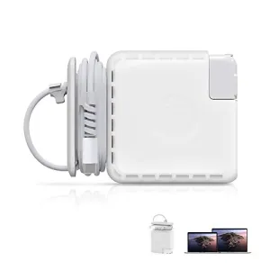 Cord Organizer Compatible with Macbook Charger,Protective Case for Magsafe USB-C Power Adapter Mac Charging Cable Management Cord Winder for Travel,Laptop and Mac Accessories (Mac Pro 15&16 inch)