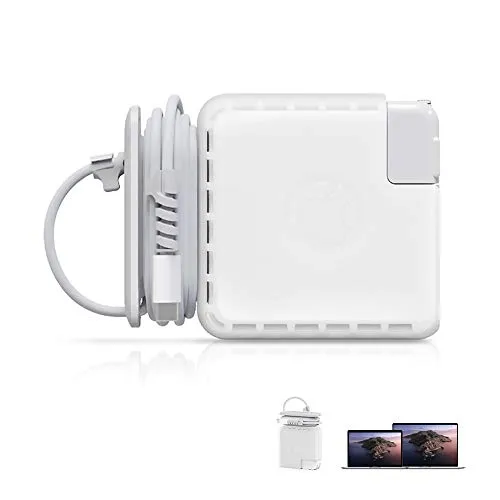 Cord Organizer Compatible with Macbook Charger,Protective Case for Magsafe USB-C Power Adapter Mac Charging Cable Management Cord Winder for Travel,Laptop and Mac Accessories (Mac Pro 15&16 inch)