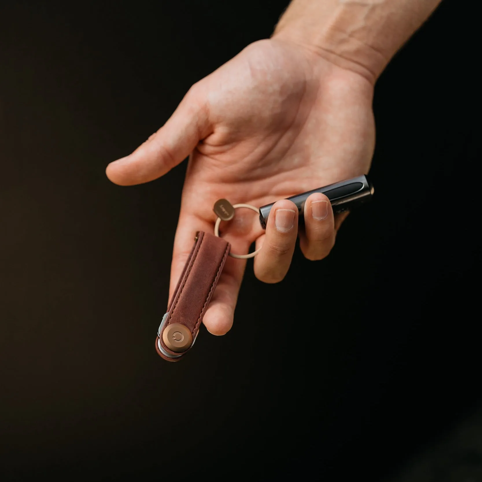 Crazy Horse Leather Key Organizer