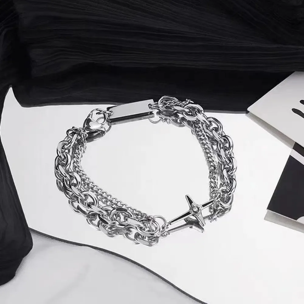 Cross Star-studded Bracelet