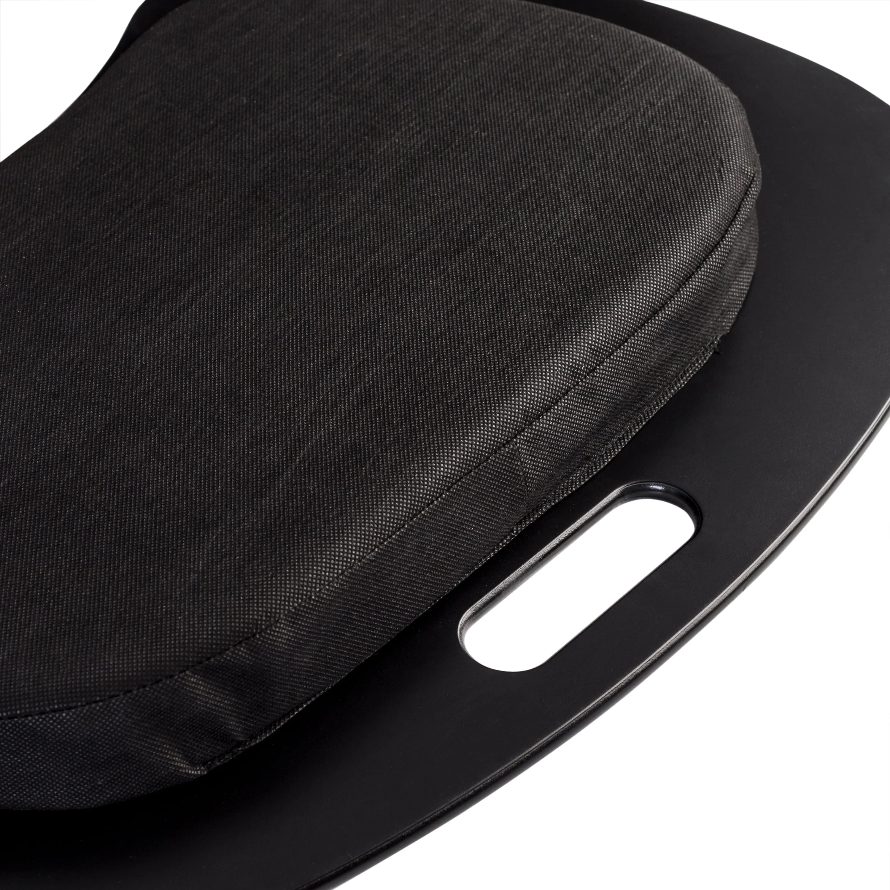 Cushioned Laptop Lap Desk Portable Workstation with Removable Foam Cushion Black