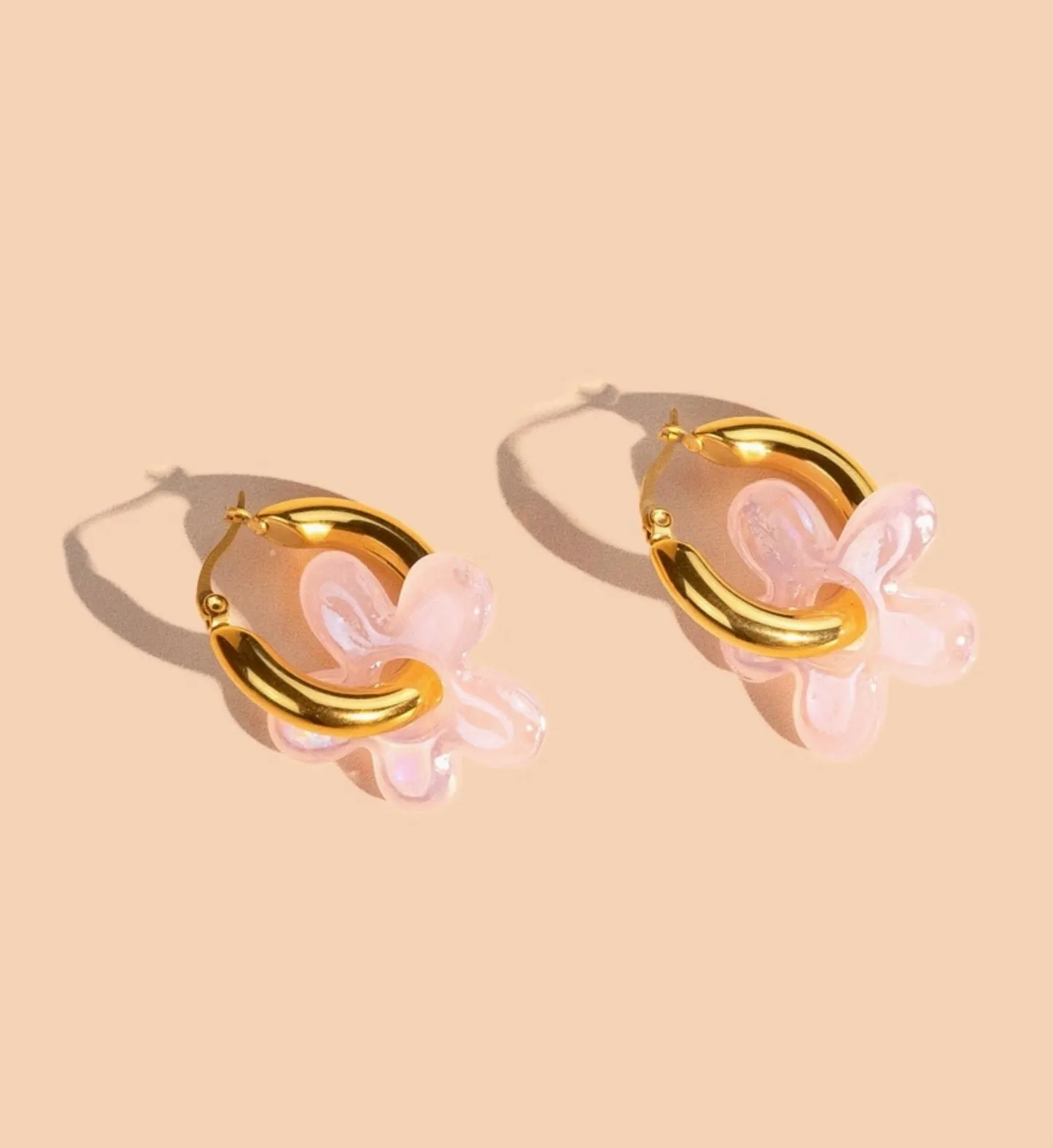 Dazy Dukes Glass Hoops - Three Styles