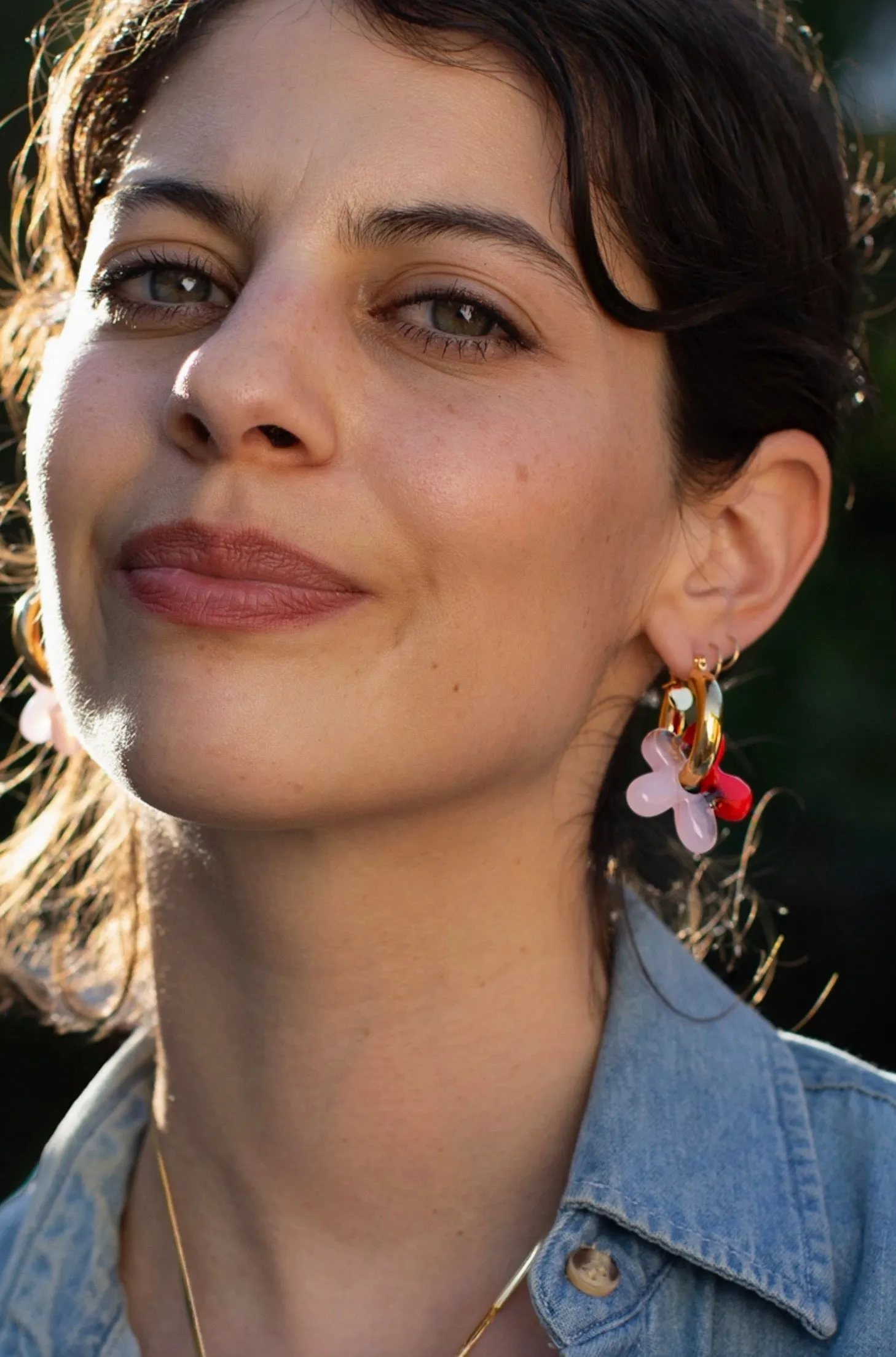 Dazy Dukes Glass Hoops - Three Styles