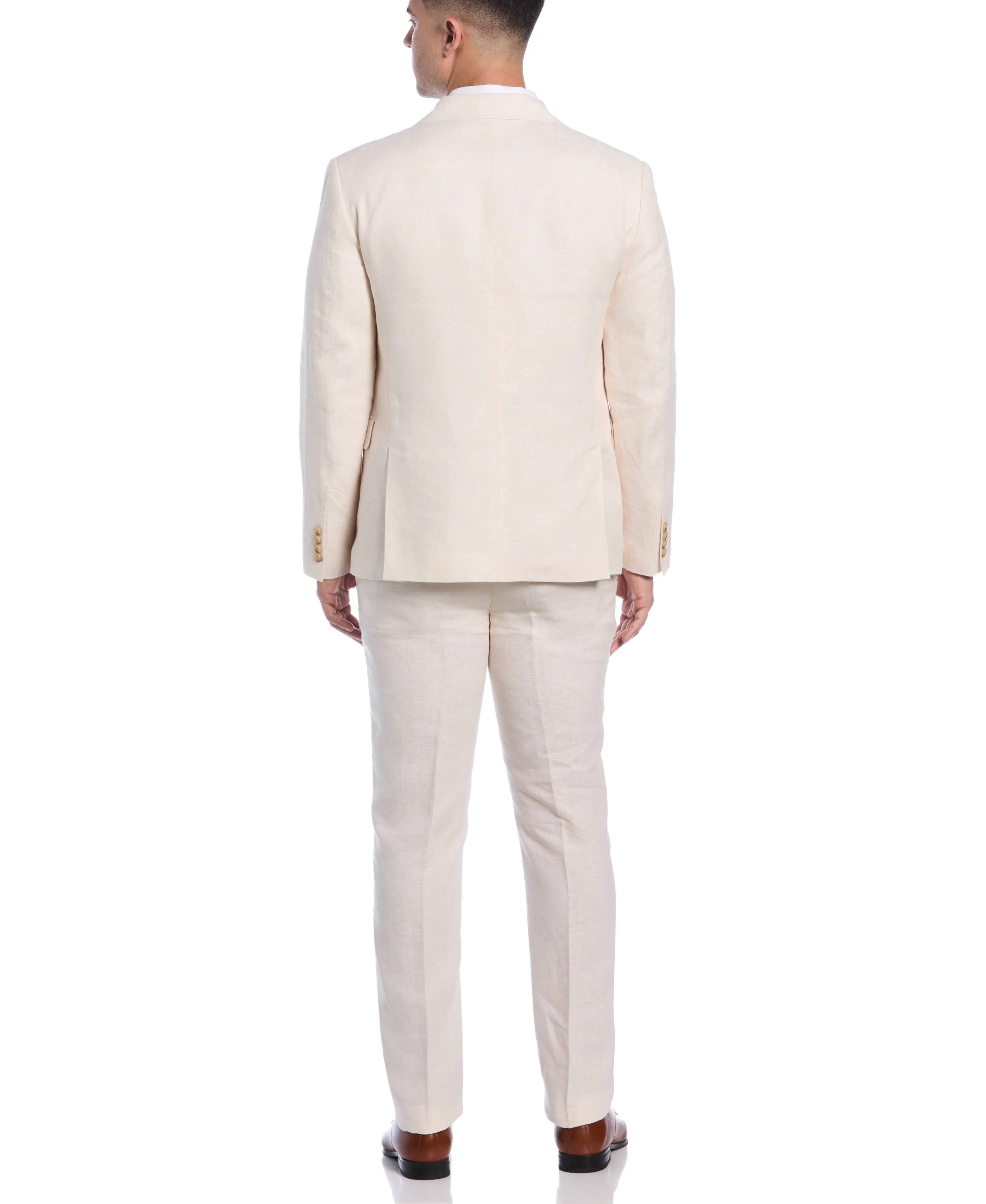 Double Breasted Delave Linen Sports Coat