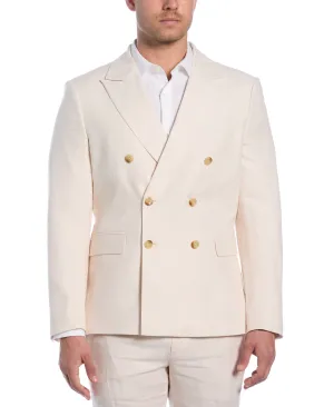 Double Breasted Delave Linen Sports Coat