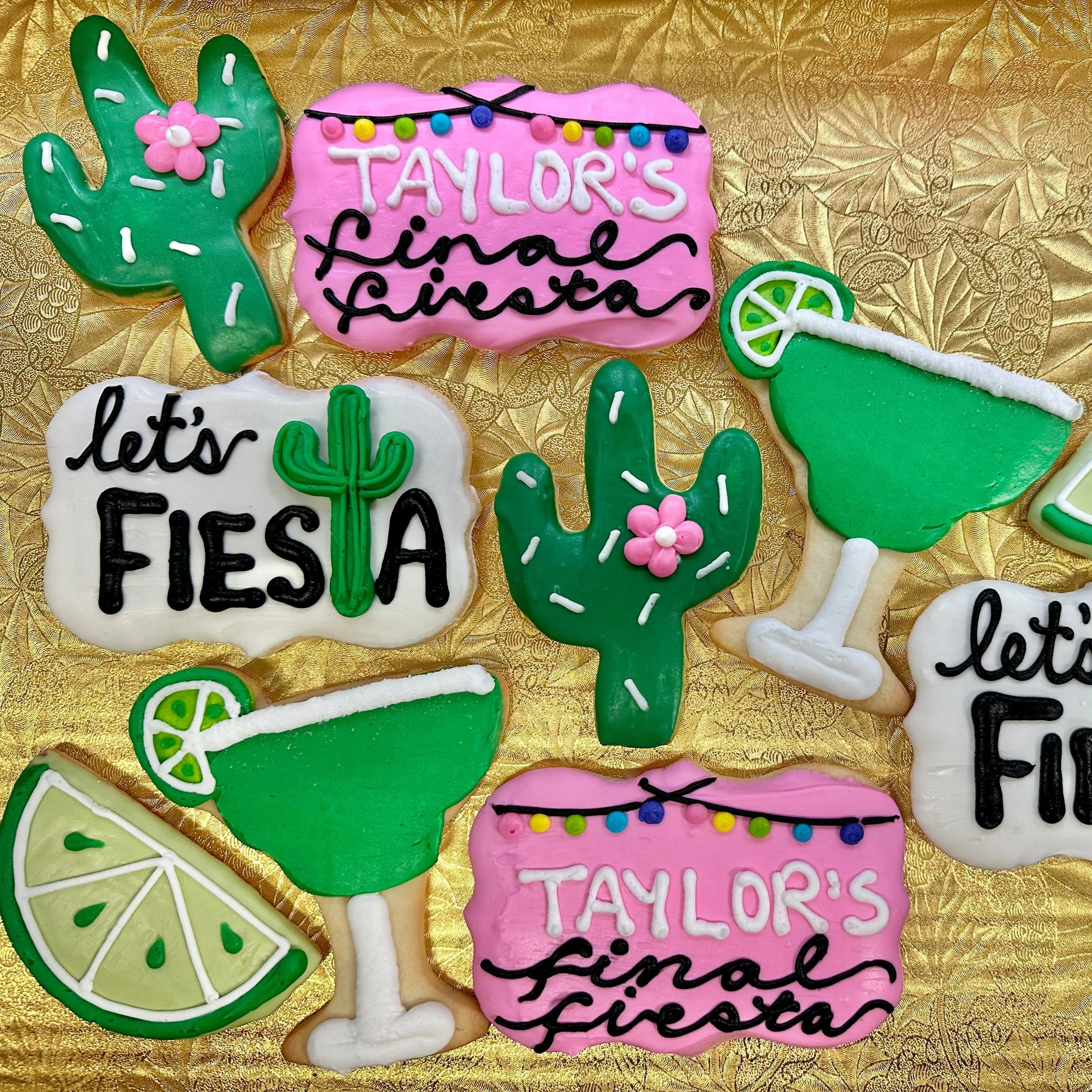 Dozen Final Fiesta Theme Cookies
