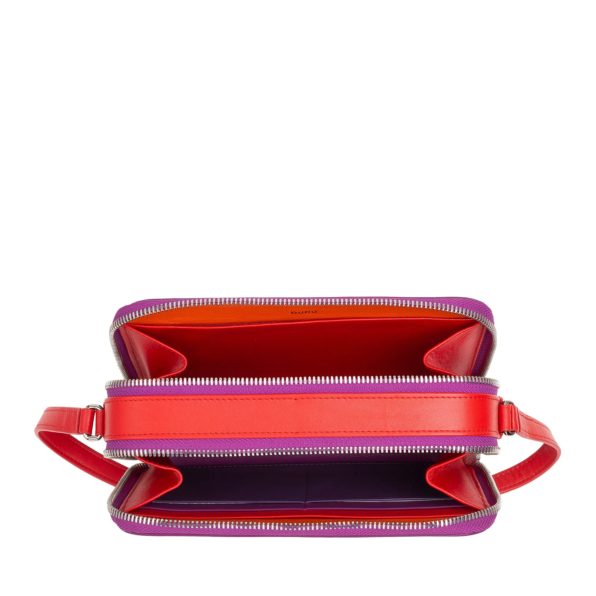 DUDU BRAKE BROKING WOMAN SIMPLE IN DOUBLE LEATHER LOGER MULTIOTH HAND BAG HANDLE WALL