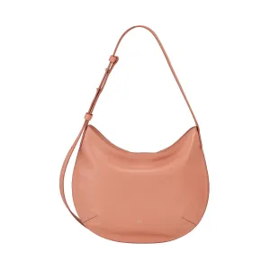 DUDU shoulder bag medium woman in real leather, hobo bag with adjustable shoulder strap, shoulder bag with zip zip