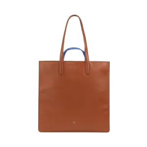 DUDU WOMEN SOFT WOMEN BAG, BAG Tote Shopping in colored leather, double handles, elegant shoulder bag, large handbag