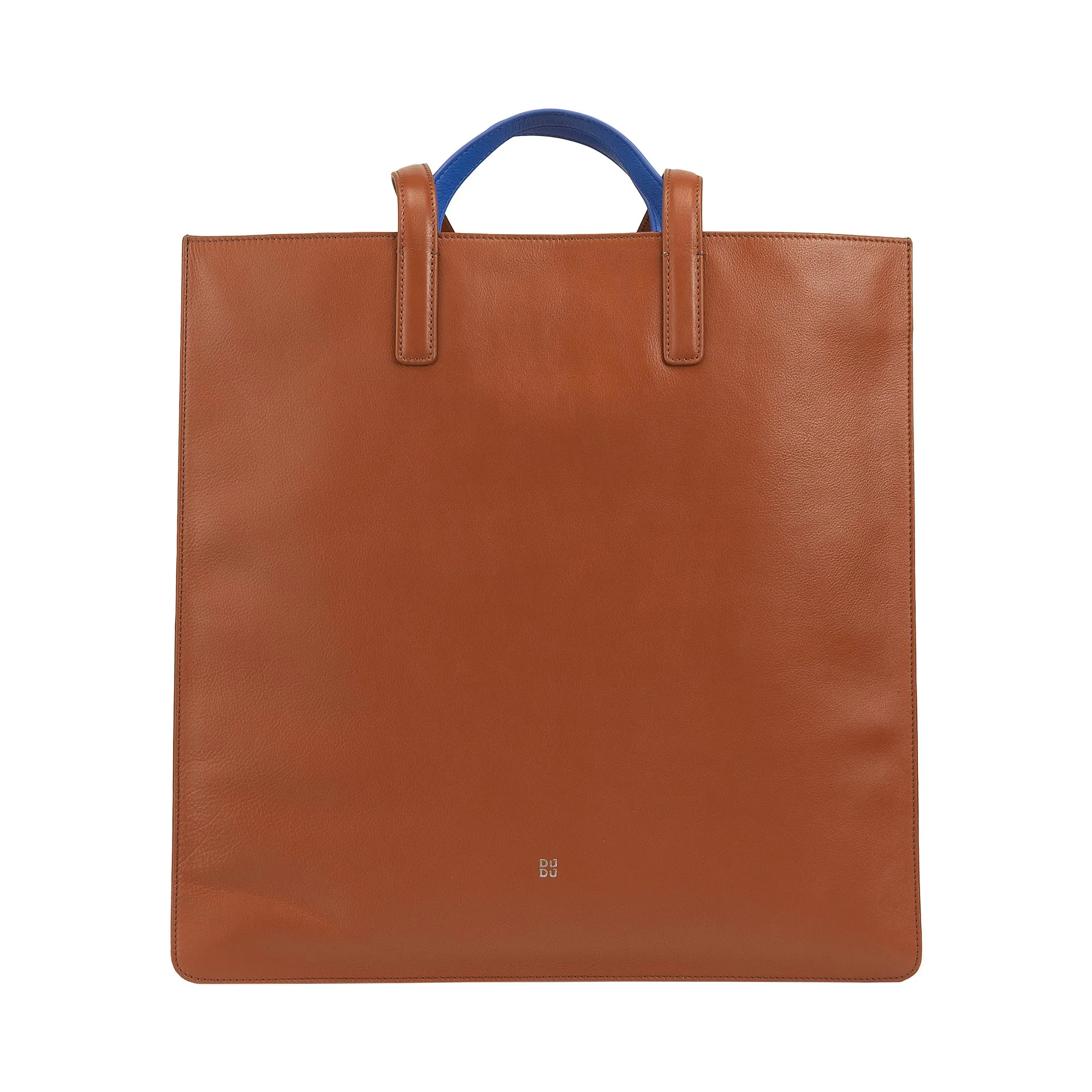 DUDU WOMEN SOFT WOMEN BAG, BAG Tote Shopping in colored leather, double handles, elegant shoulder bag, large handbag
