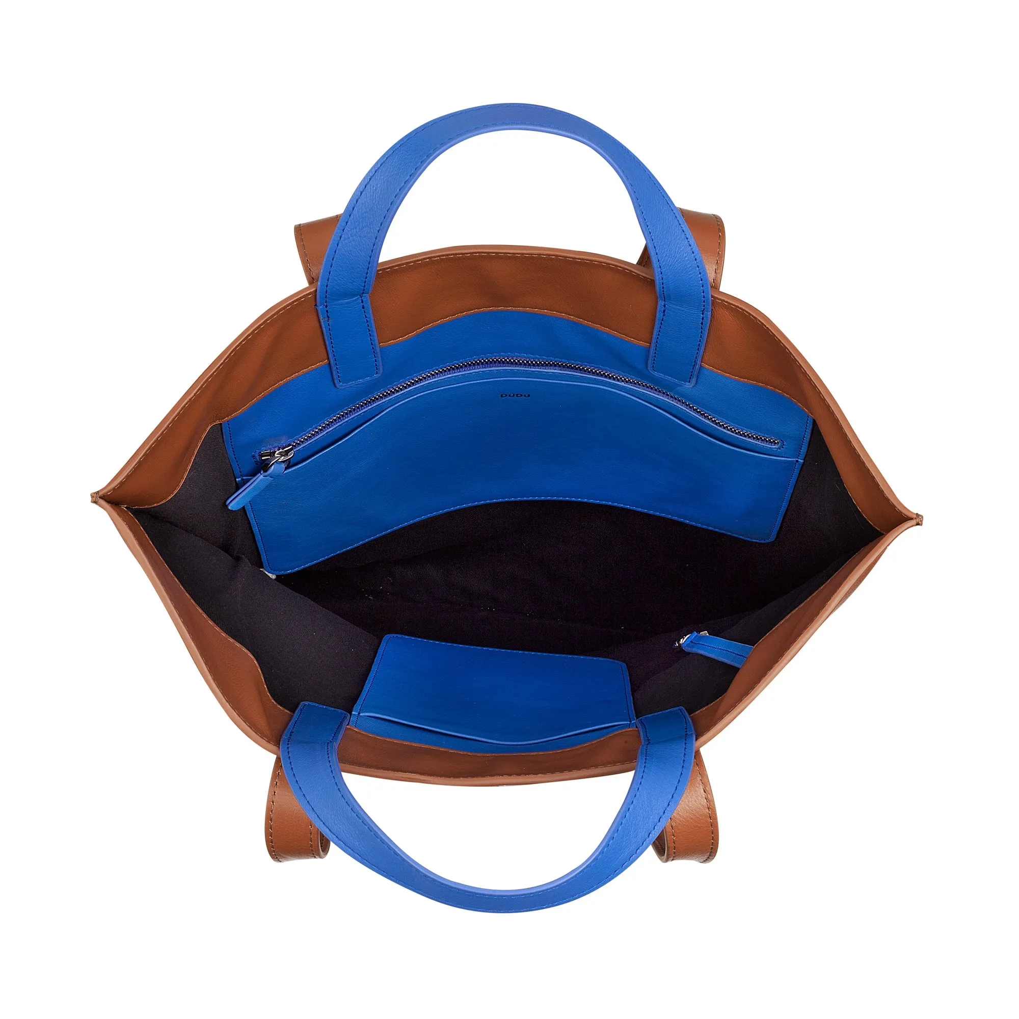 DUDU WOMEN SOFT WOMEN BAG, BAG Tote Shopping in colored leather, double handles, elegant shoulder bag, large handbag