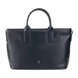 DUDU Women's hand bag in leather with shoulder strap, small shoulder bag with zipper and detachable shoulder strap, colorful elegant bag