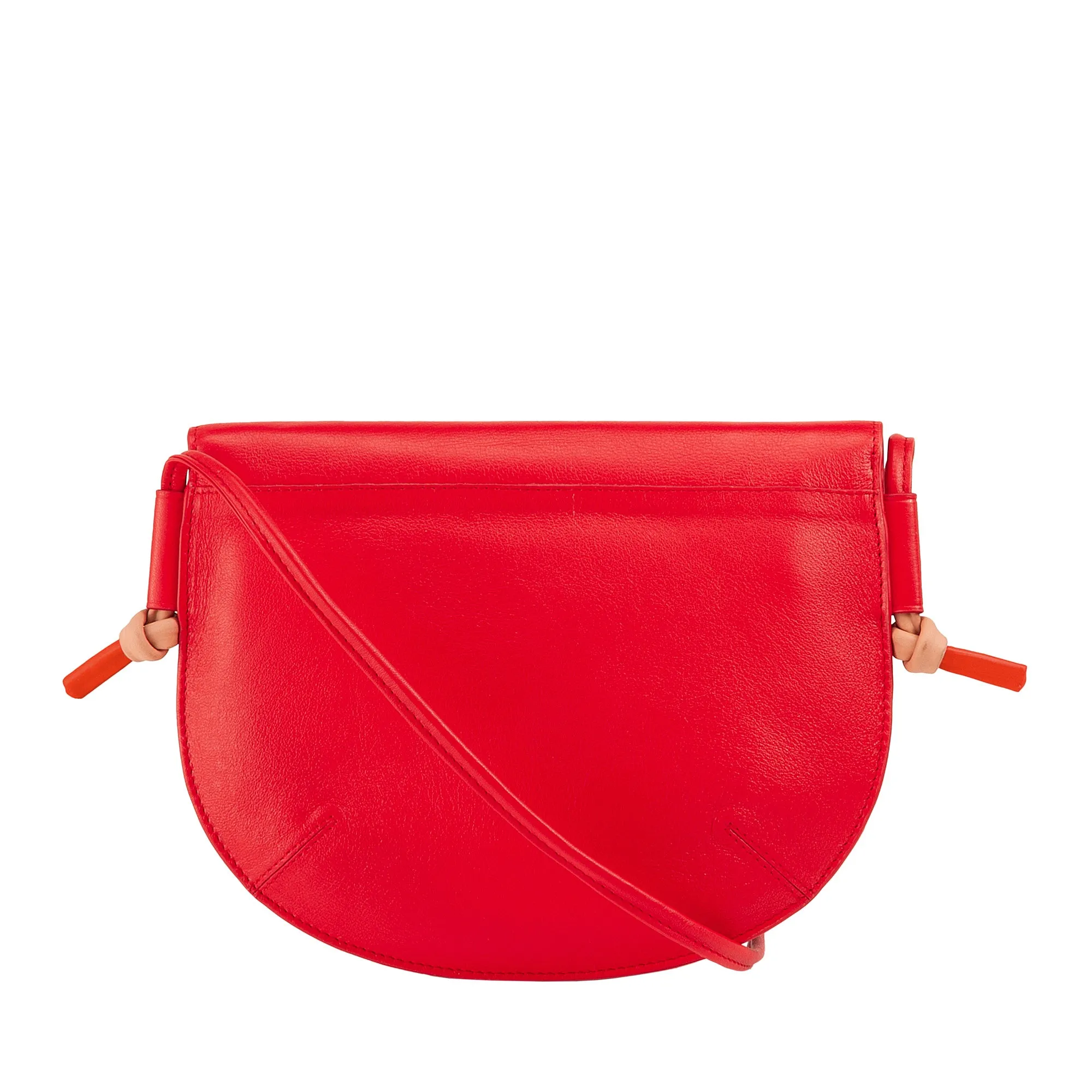 DUDU Women's shoulder bag with real leather flap, small shoulder bag with magnetic button skate, bag