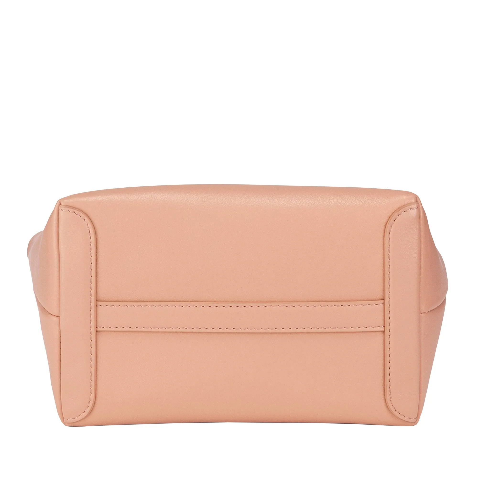 DUDU Women's Woman Boxing Bag in real leather, Elegant Sera Mini Bag bag, 22 x 13 cm, double handles, chain shoulder strap, zip closure