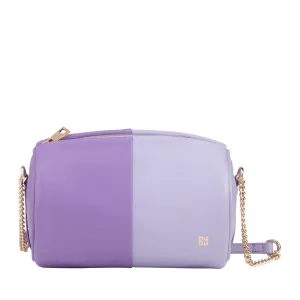 DUDU Women's Women's Leather Bag, shoulder bag with chain and leather, small fashion cylinder bag elegant with zipper
