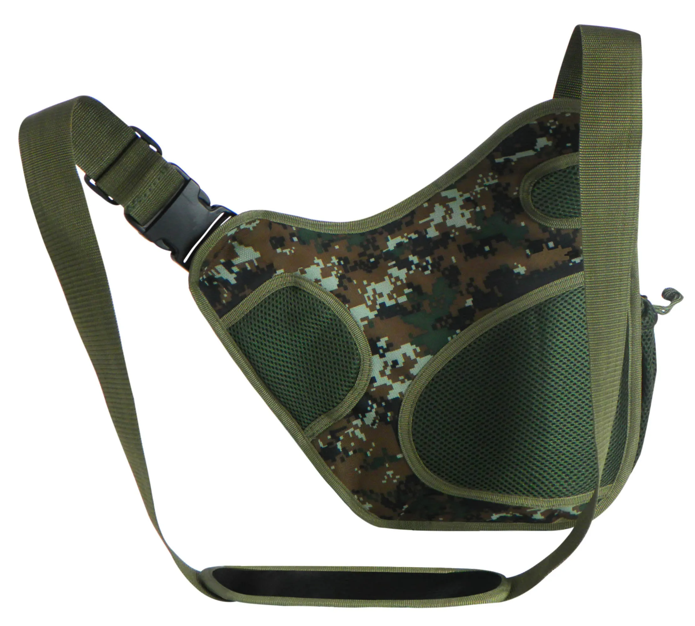 East West USA Hiking Tactical Shoulder Sling Trail Utility Bag RTC511 GREEN ACU