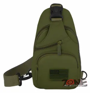 East West USA Tactical Military Sling Chest Utility Pack Bag RT528 OLIVE