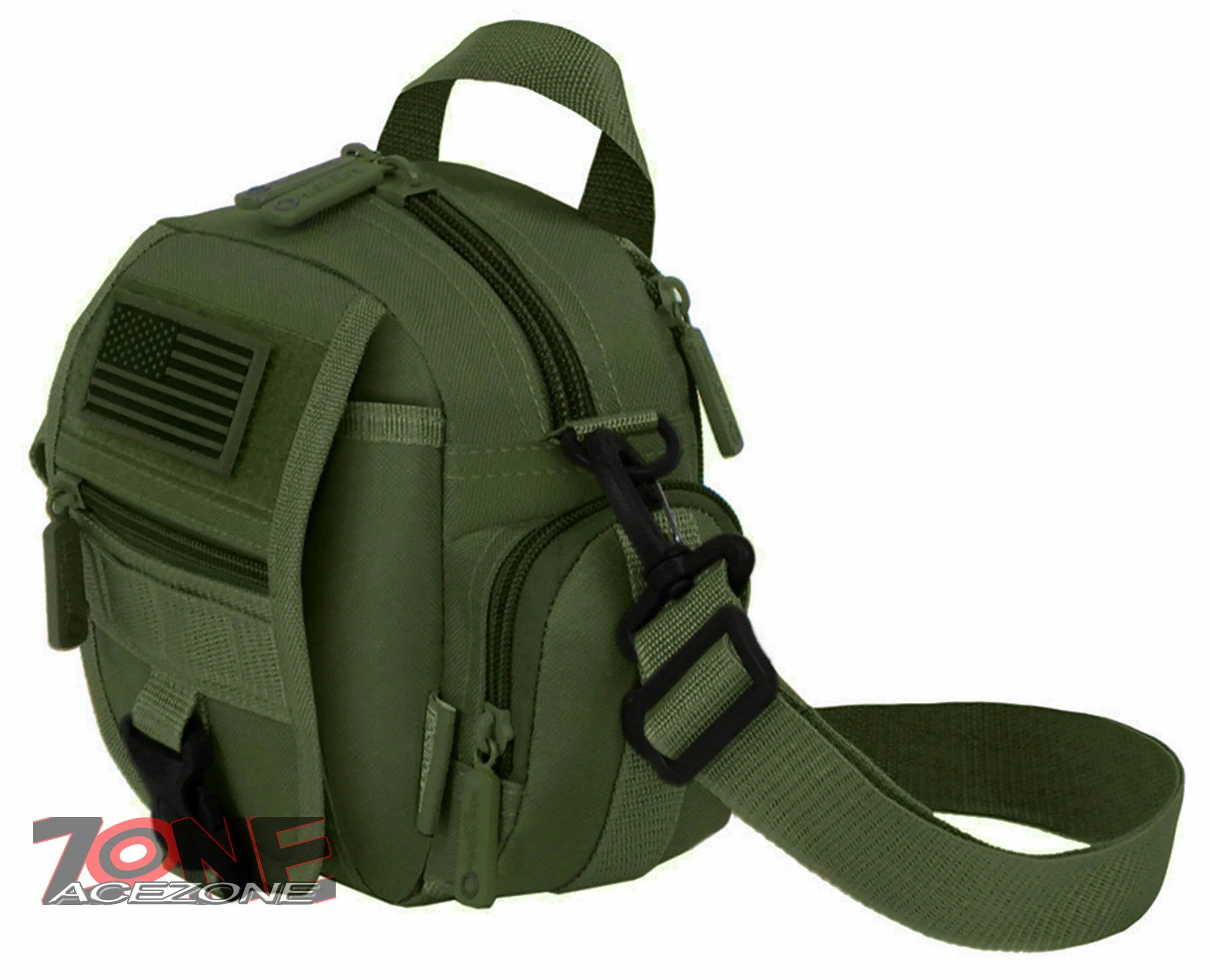 East West USA Tactical Multi Molle Assault Sling Utility Bag RT527 OLIVE