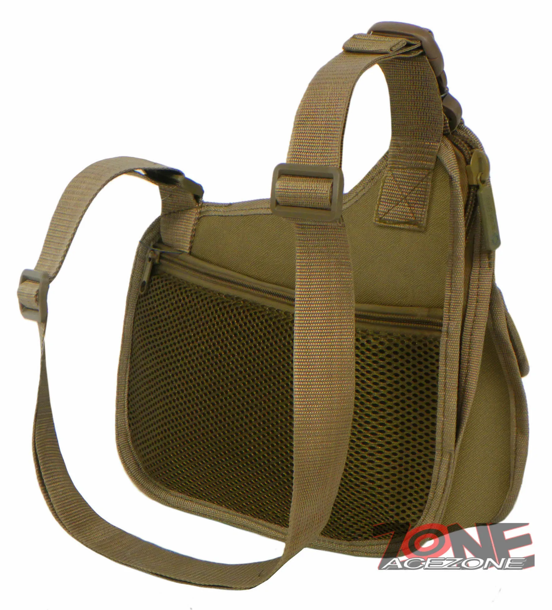 East West USA Tactical Shoulder Sling Trail Walker Utility Bag RT518 TAN