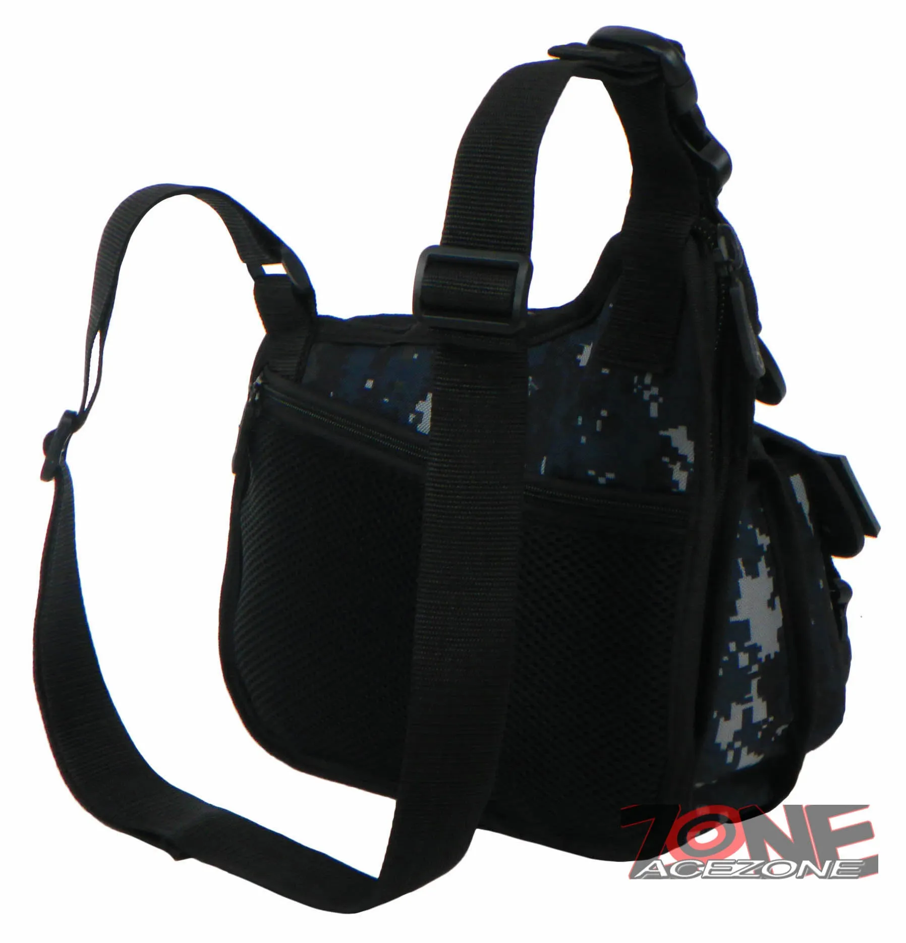 East West USA Tactical Shoulder Sling Trail Walker Utility Bag RTC518 NAVY ACU
