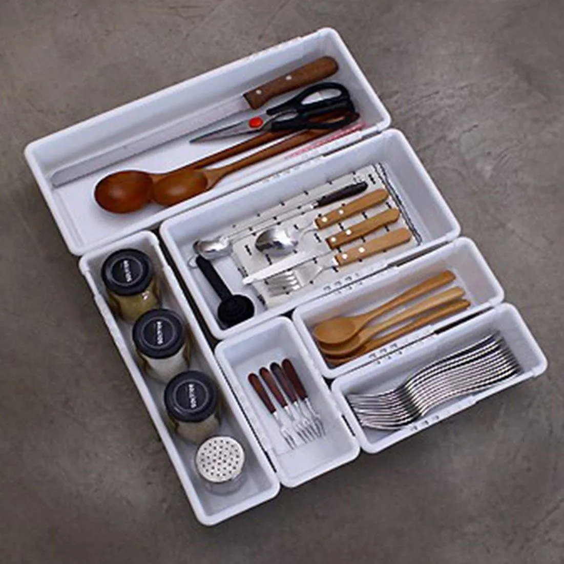 Expandable Drawers Organizer, Tidying Up with small boxes for organizing home (Pack of 4)