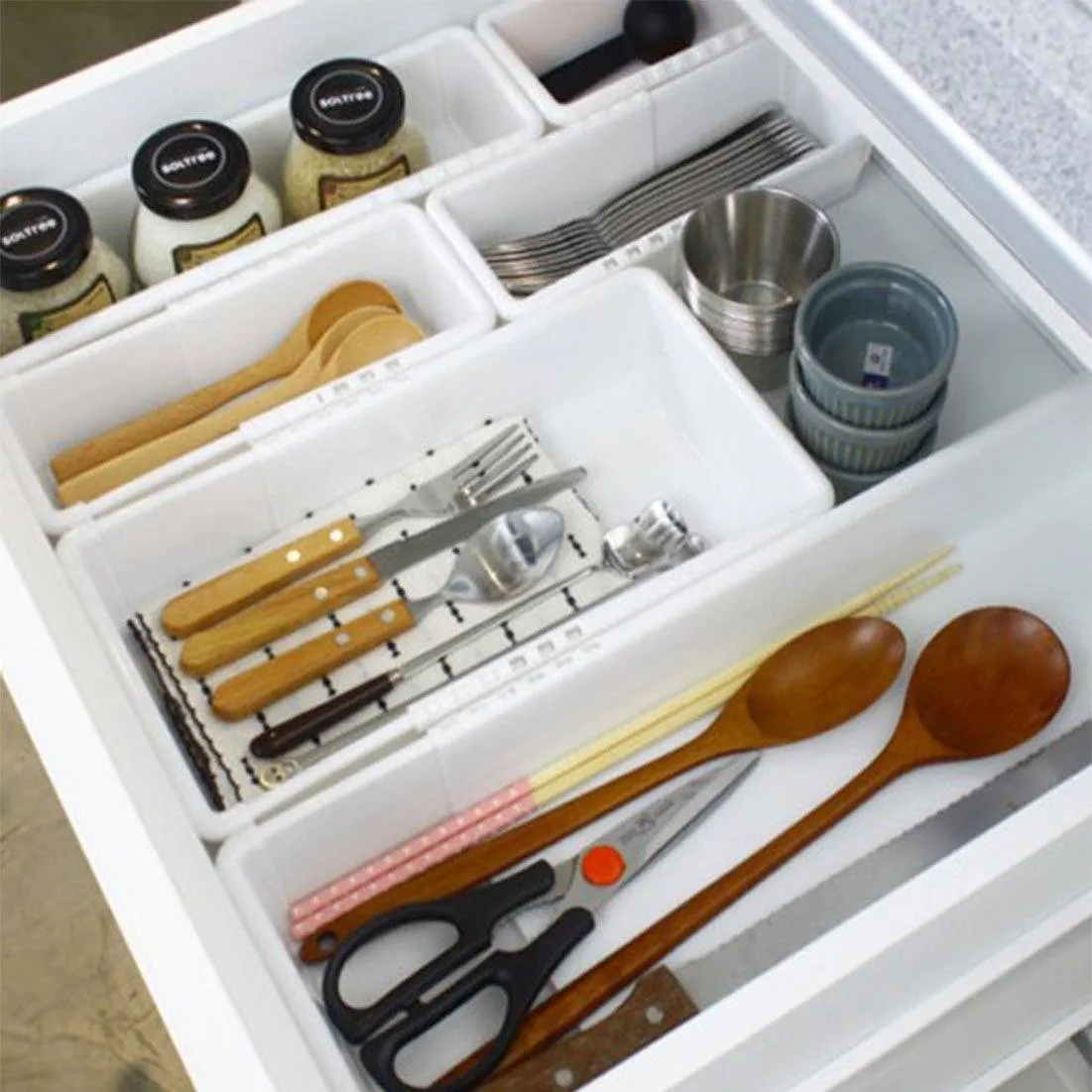 Expandable Drawers Organizer, Tidying Up with small boxes for organizing home (Pack of 4)