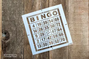 FJ008 Funky Junk's Bingo - Star - 2 size options