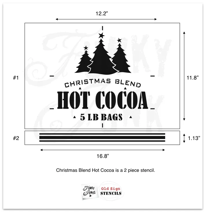 FJ016 Funky Junk's - Christmas Blend Hot Cocoa