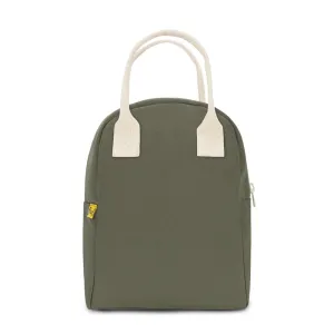 Fluf Zipper Lunch Bag (Dark Olive)