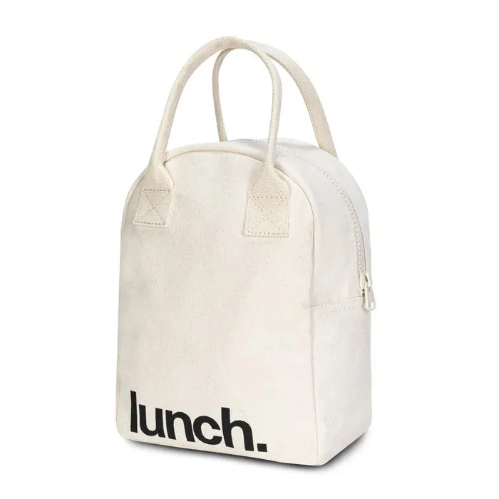 Fluf Zipper Lunch Bag (Lunch Natural)
