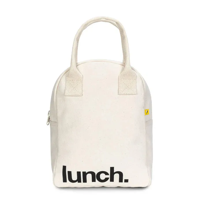 Fluf Zipper Lunch Bag (Lunch Natural)