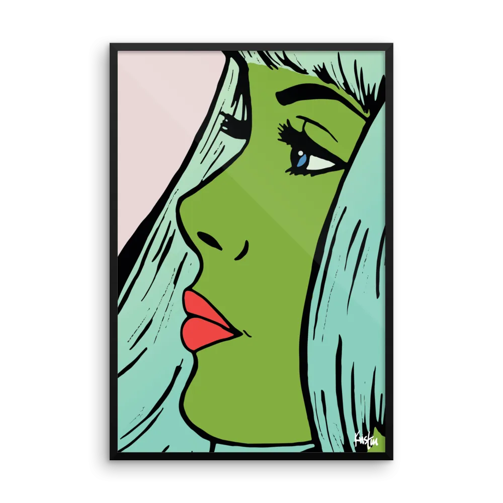 Framed Art Print : Molly