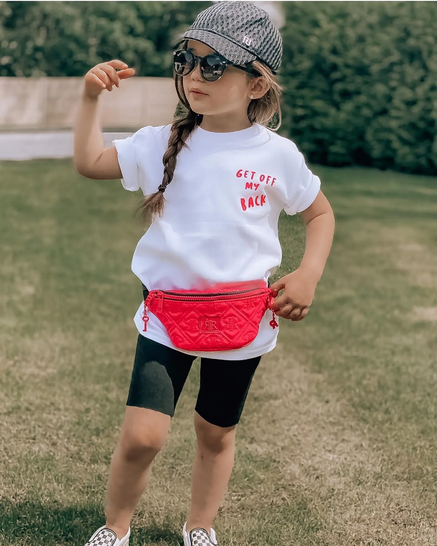 Get Off My Back Slogan Tee for Kids - Trendy & Cool Styles