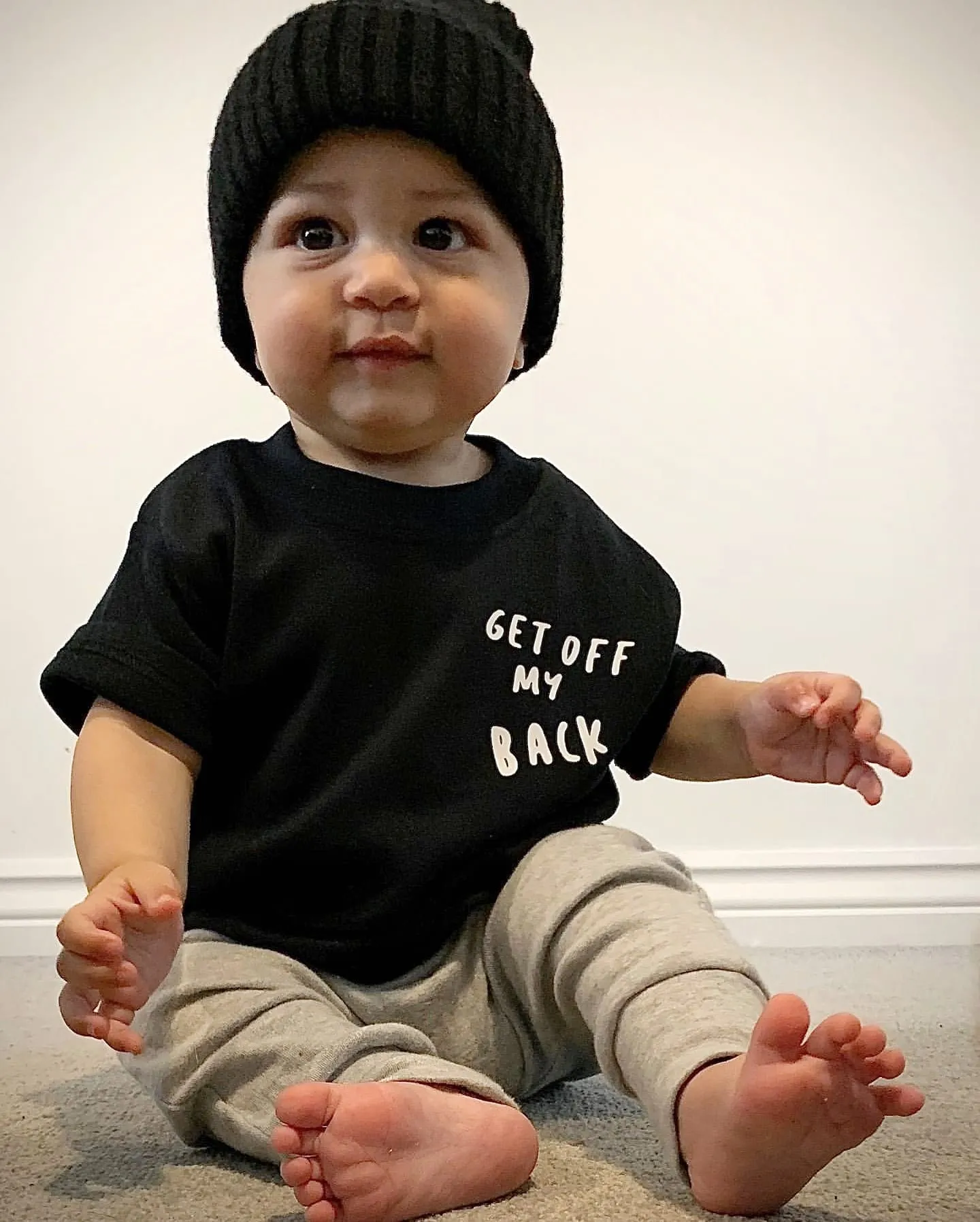 Get Off My Back Slogan Tee for Kids - Trendy & Cool Styles