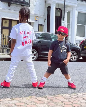 Get Off My Back Slogan Tee for Kids - Trendy & Cool Styles
