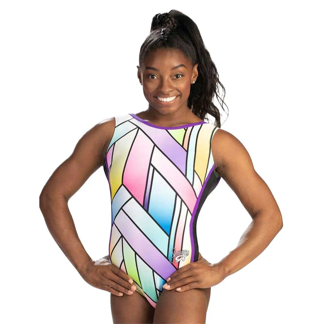 GK Elite Sportswear Stained Glass Gymnastics Leotard - Women's