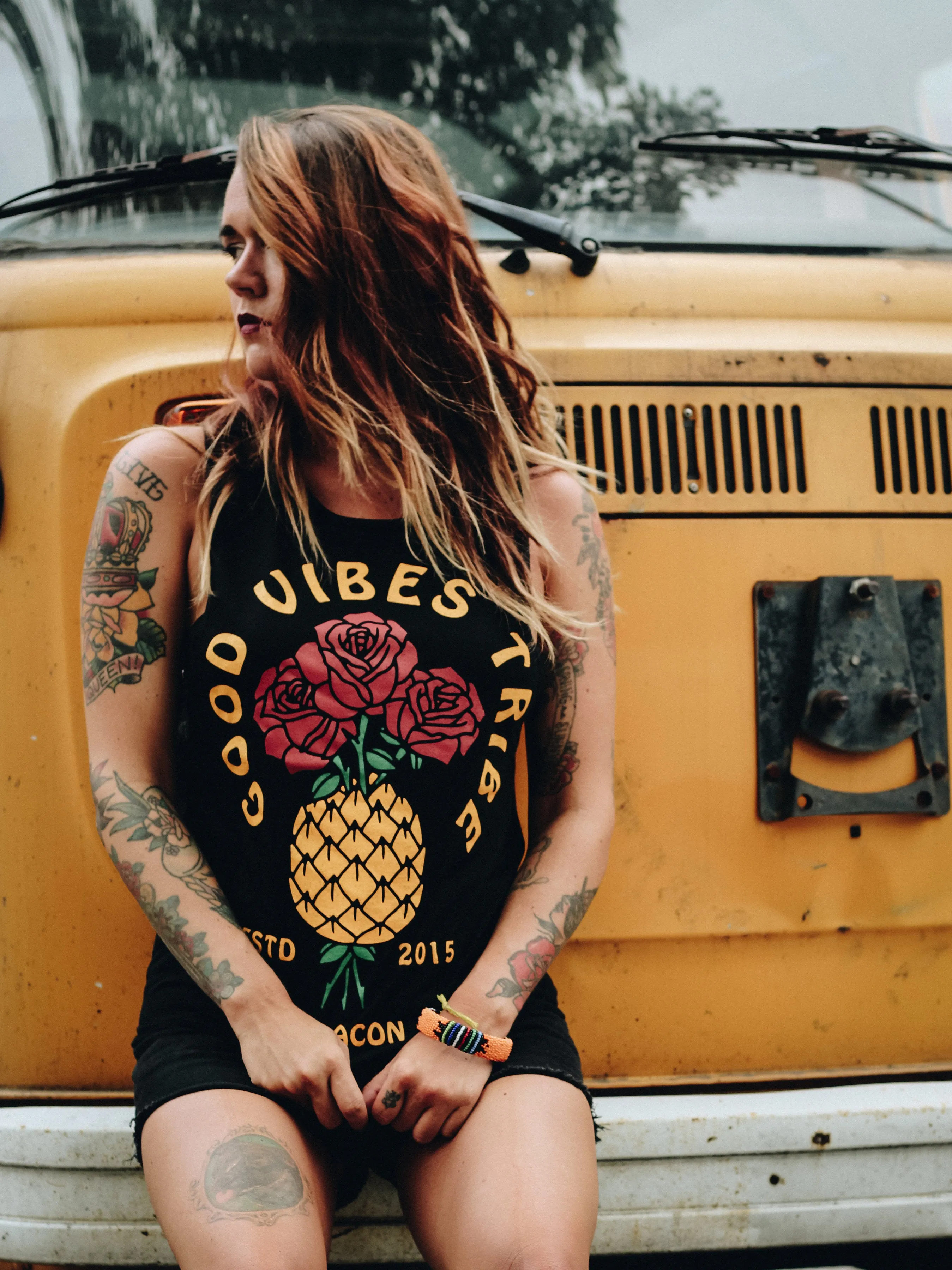 Good Vibes Tank - Black