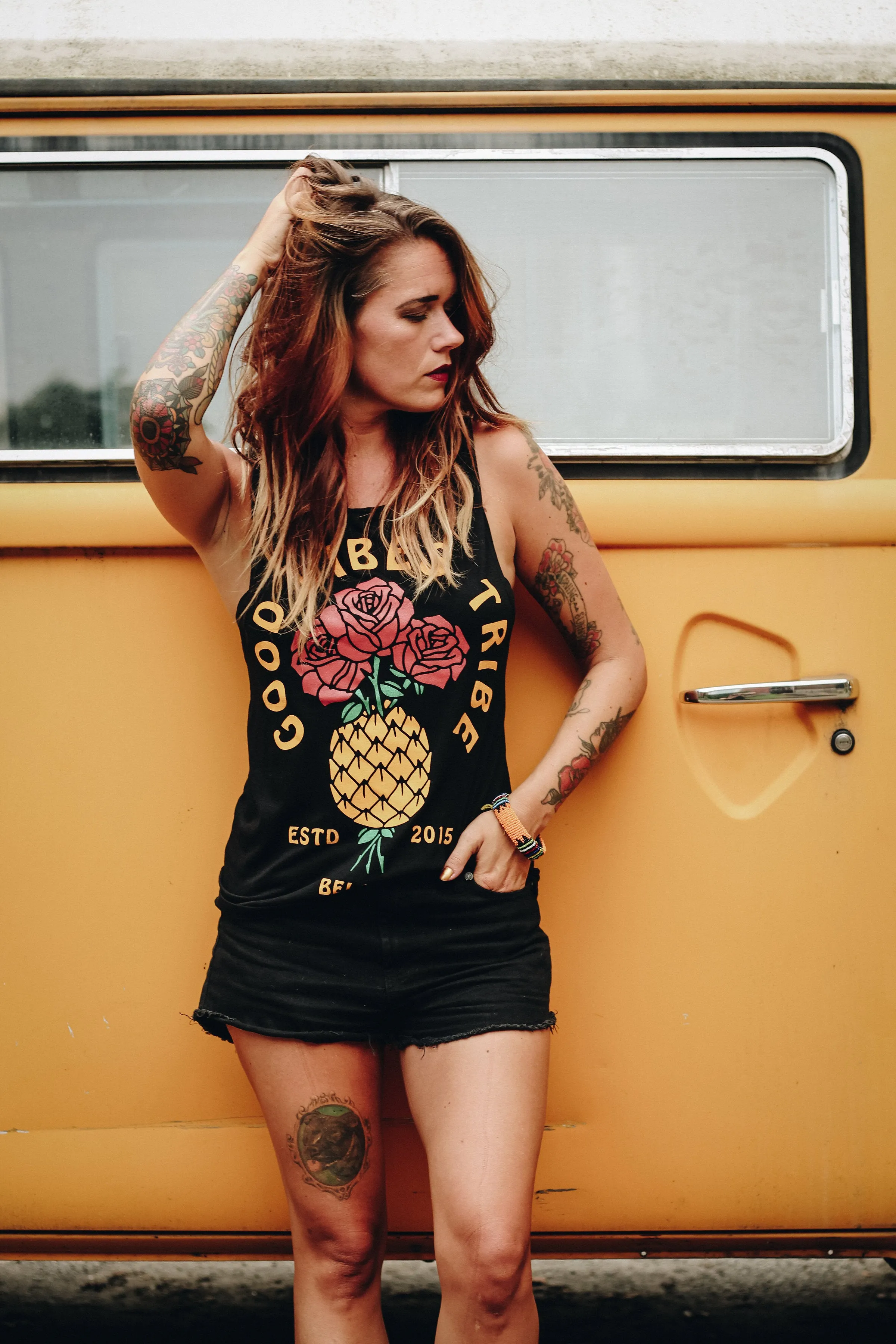 Good Vibes Tank - Black