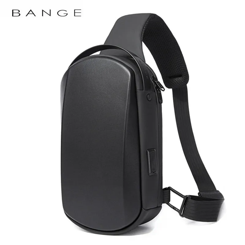 Hard Shell Crossbody Pack - Water resistant for short trip packing