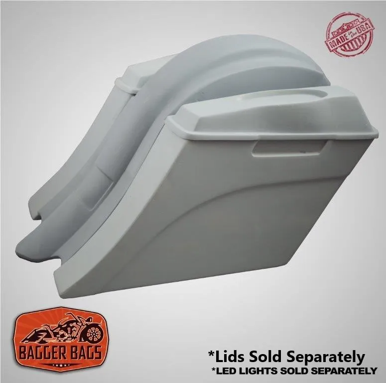 Harley Davidson 6" Extended Stretched Out &amp; Down Saddlebags