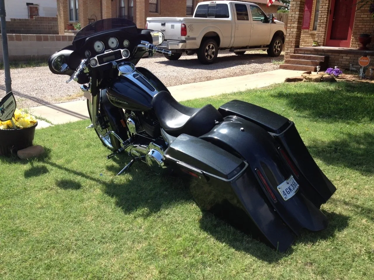 Harley Davidson 6" Extended Stretched Out &amp; Down Saddlebags