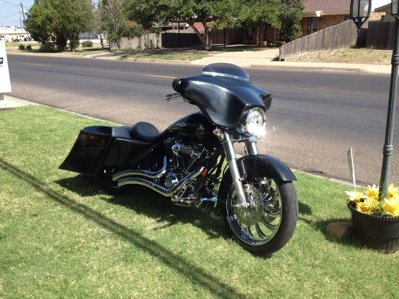 Harley Davidson 6" Extended Stretched Out &amp; Down Saddlebags