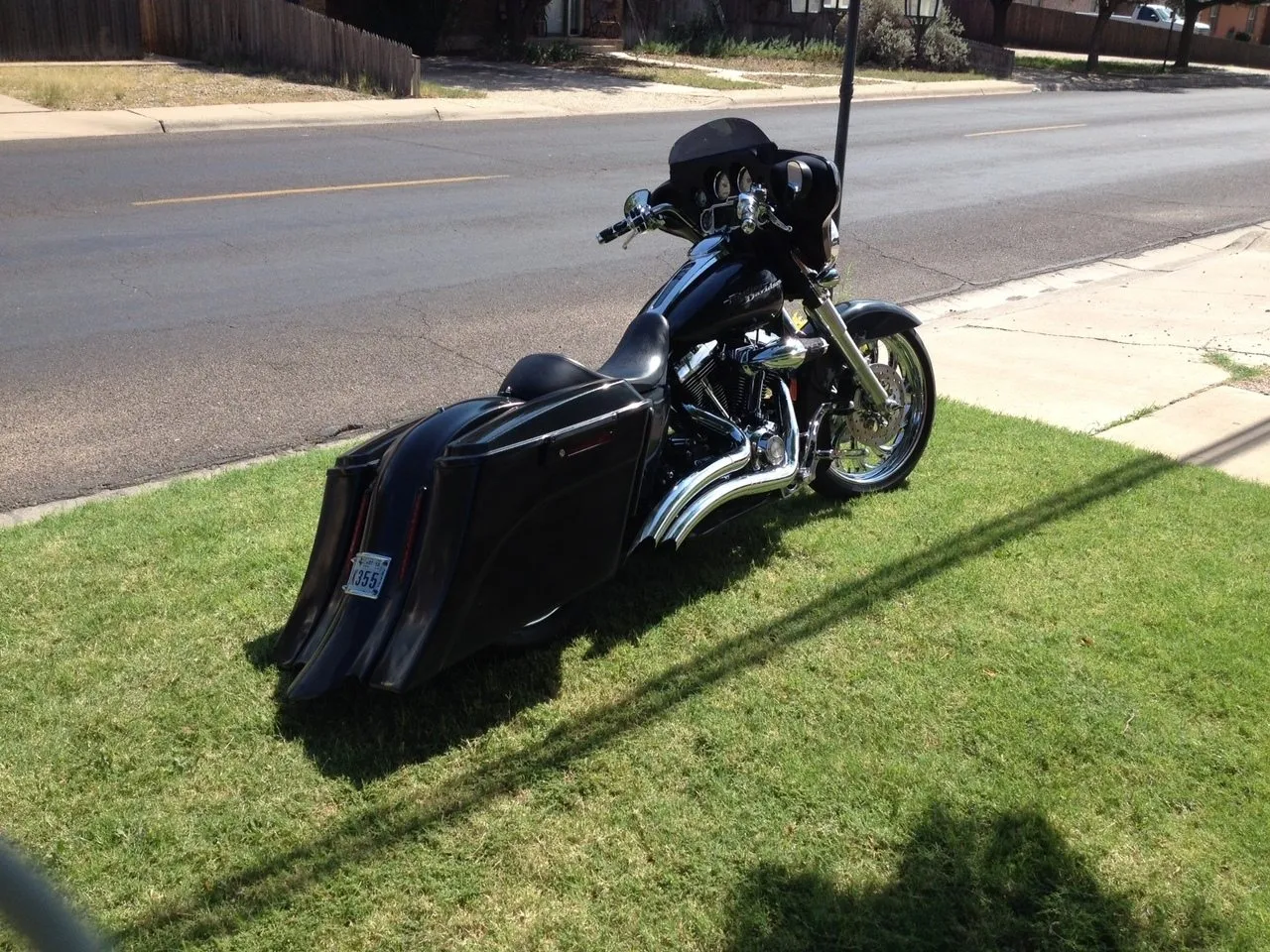 Harley Davidson 6" Extended Stretched Out &amp; Down Saddlebags