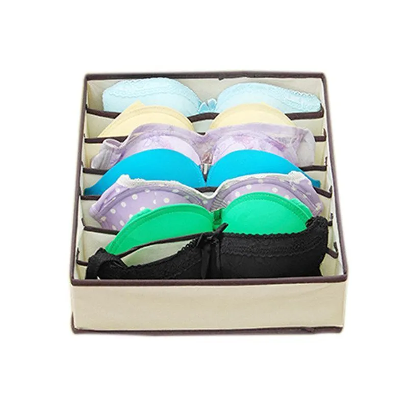 HARRA HOME Drawer Organizer, Closet Organizer Bra Underwear Sock Tie Scarf Drawer Divider, Set of 4