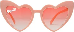 Heart Shaped Fashion Eyewear Sunglasses for Women - Bride/Squad