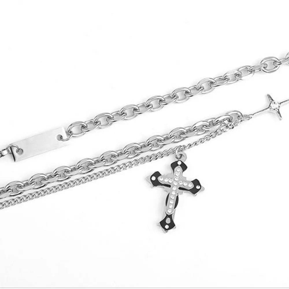 High Street Cross Necklace