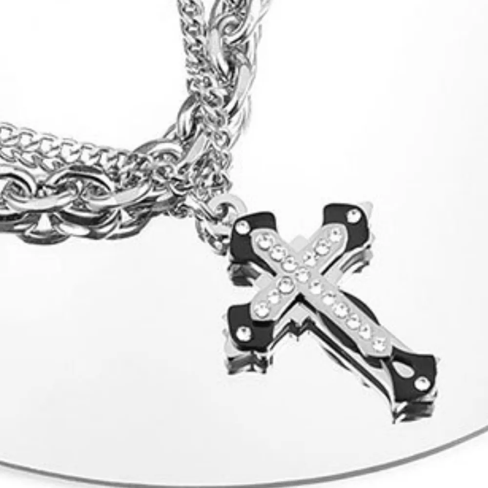High Street Cross Necklace