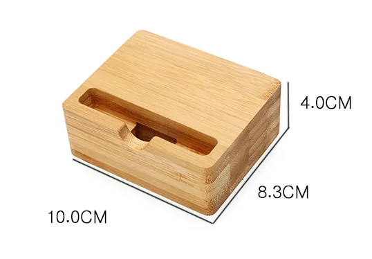 Homlly Woodi Handphone Dock Stand with Charging Slot