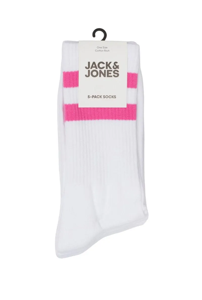 JACK AND JONES CONTRA 5PACK TENNIS SOCKS